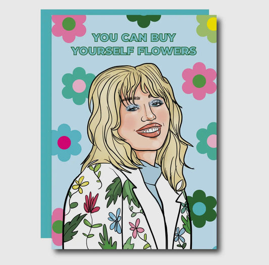 You Can By Yourself Flowers Card