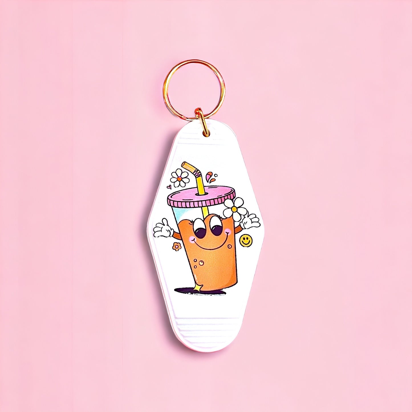 Ice Coffee Keychain