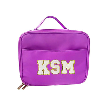 Purple Nylon Lunch Bag