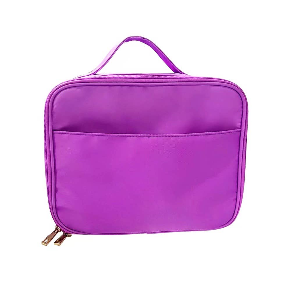 Purple Nylon Lunch Bag