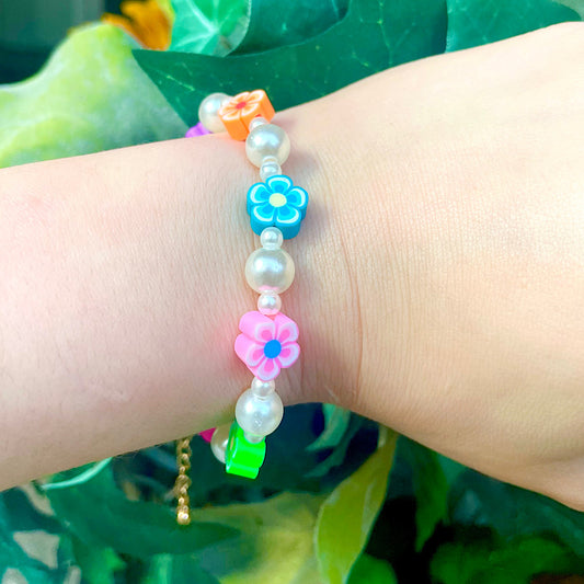 Tropical Flower Bracelet