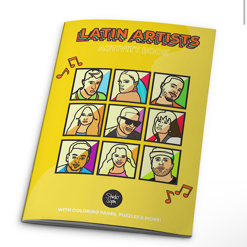 Latin Artists Activity Book