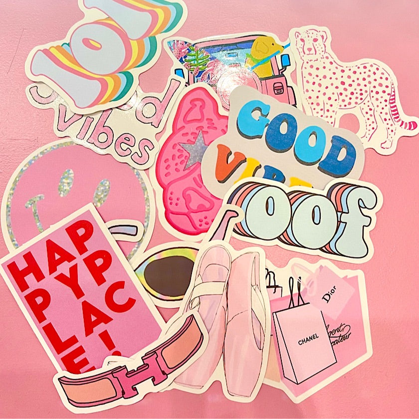 Preppy Stickers - cutandcropped