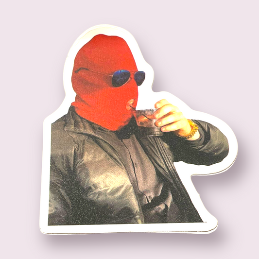 Balaclava Man Sticker