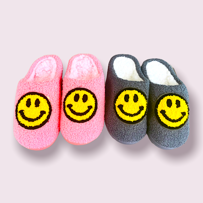 Soho Happy Face Kids Slippers