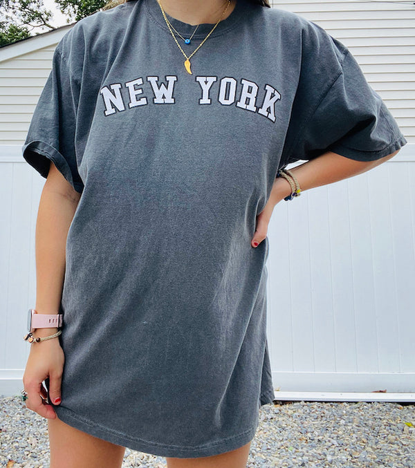 Black Retro New York Tee Comfort Colors T-shirt NYC -  Canada